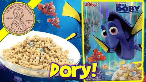 Kelloggs Finding Dory Nemo And Friends Marshmallow Cereal Youtube