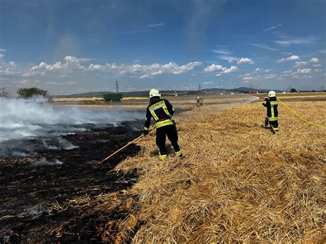 Vegetationsbrand Gro Mit Ausbreitungsgefahr B Weilbach Wicker