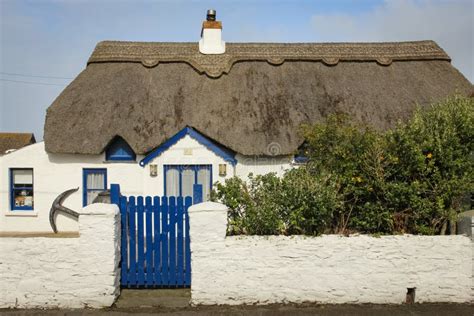 Thatched H Uschen Kilmore Quay Grafschaft Wexford Irland Stockfoto