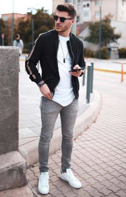 Total Imagen Light Gray Jeans Outfit Mens Abzlocal Mx