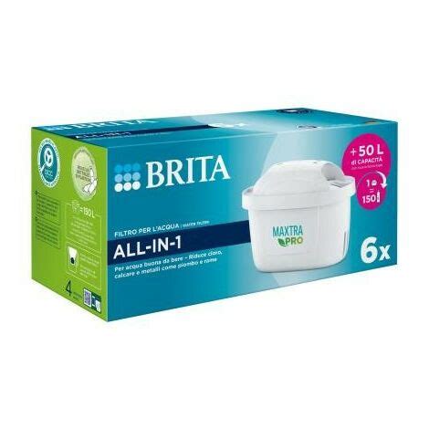 Brita Filtro Per Acqua Originale BRITA MAXTRA PRO All In 1 Pack 6