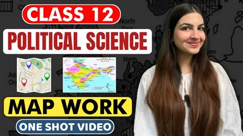 Class 12 Political Science Map Work One Shot Video Map Question