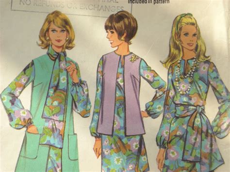 1969 Mccall S Step By Step Pattern For Etsy