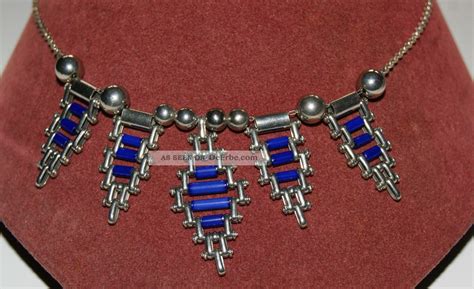 Vintage Halskette Collier Art Deco Bunge