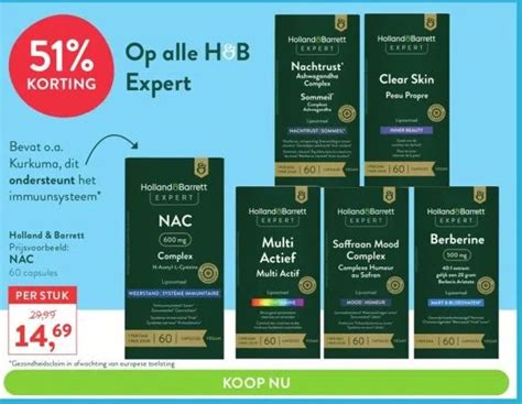 Holland And Barrett Prijsvoorbeeld Nac Aanbieding Bij Holland And Barrett