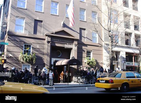 The Casket Of Actor Heath Ledger Is Taken Out Of The Frank Campbell