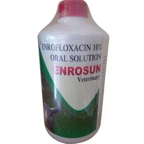 Ml Enrofloxacin Oral Solution Prescription Packaging Type