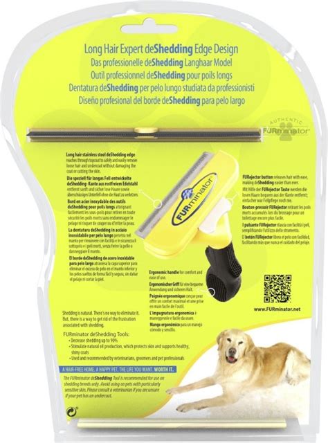 Furminator Deshedding Tool F R Gro E Hunde Mit Langem Fell Version