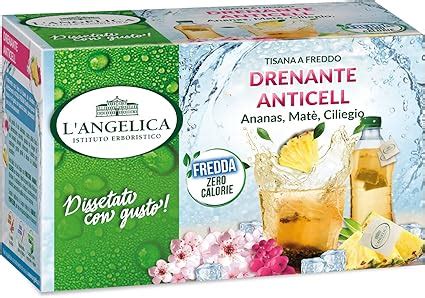 L Angelica Tisana A Freddo Drenante Anticellulite Confezione Da