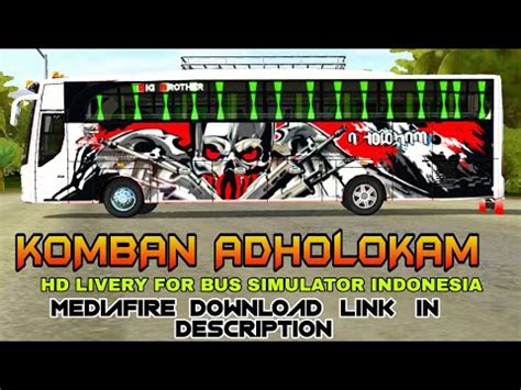 Komban Bombay Komban Bus Livery For Bus Simulator Indonesia Download In ...