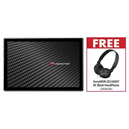 Packard Bell SILVERSTONE T10 Tablet 10 1 Free Sony MDR ZX110AP BC Black