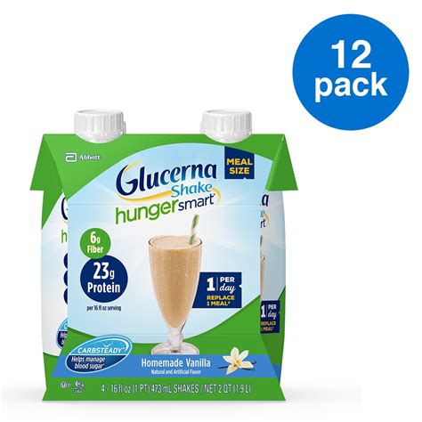 Glucerna Hunger Smart Meal Shake Diabetes Nutritional Shake To Help