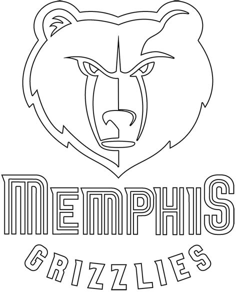 Printable Memphis Grizzlies logo