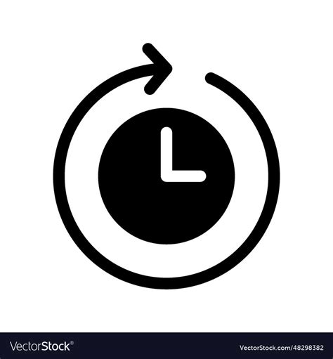 duration icon royalty  vector image vectorstock