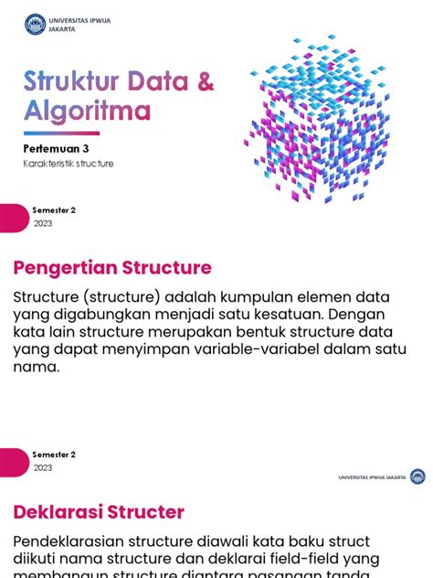 Pertemuan 3 Struktur Data And Algoritma Pdf