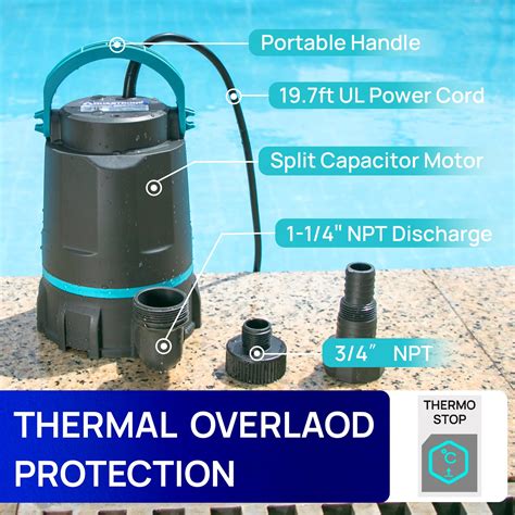 Snapklik Aquastrong Sump Pump Hp Submersible Water Pump