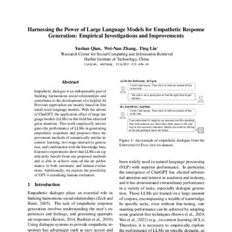 Harnessing The Power Of Large Language Models For Empathetic Response