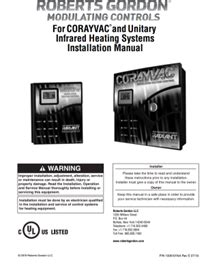 Modulating Controls Manual Roberts Gordon Infrared Heating