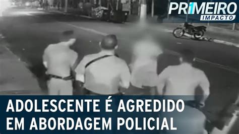 Vídeo mostra PMs agredindo adolescente cassetete em Itu Primeiro