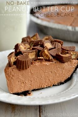 Ultimate No Bake Reese S Peanut Butter Cup Cheesecake Recipes Cheesecake