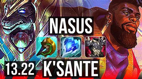 NASUS Vs K SANTE TOP Comeback 1 7M Mastery 1000 Games KR