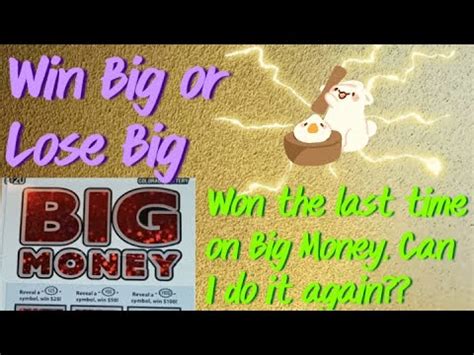 Win Big Or Lose Big Session Of Big Money Colorado Scratch Off