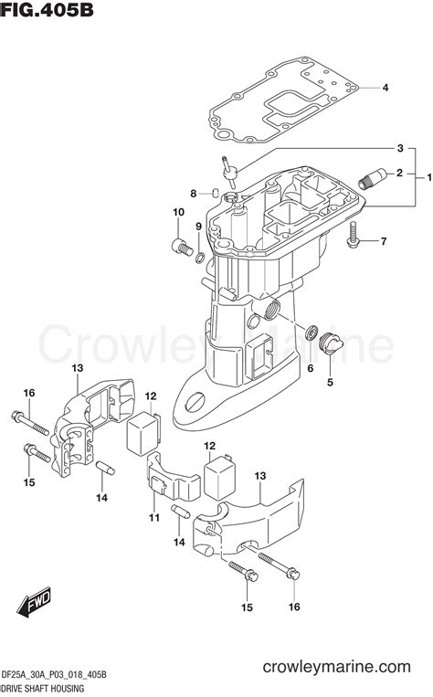 Drive Shaft Housing Df At Df Ath Df At Df Ath Serial Range