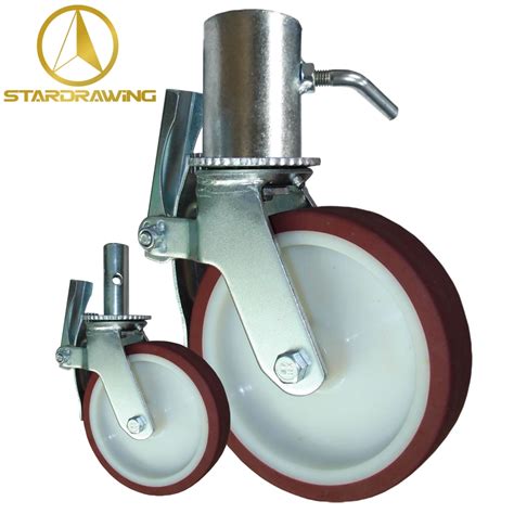 Stardrawing 6 8 Inch Scaffolding Caster Wheel PU With Brake China