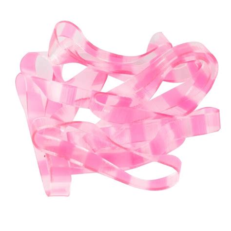 Premium Photo Plastic Hair Bands Isolated On White Background Pink