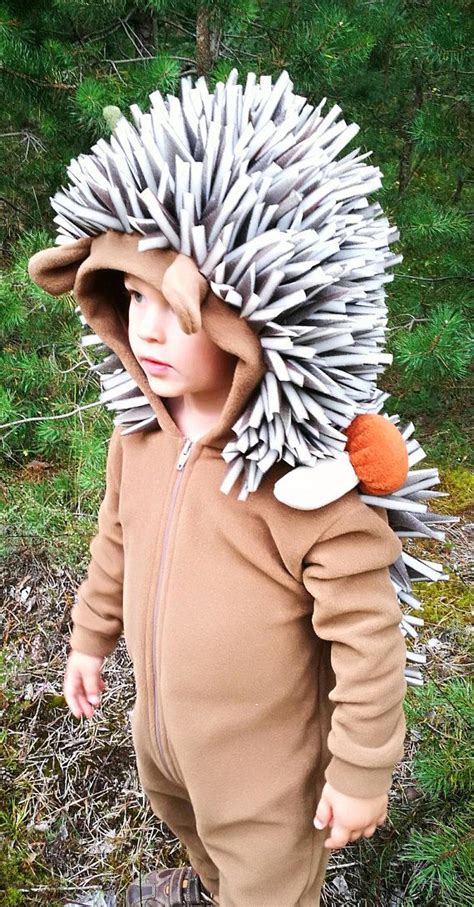 Hedgehog Onesie Hedgehog Costume Handmade Costume Halloween Costume