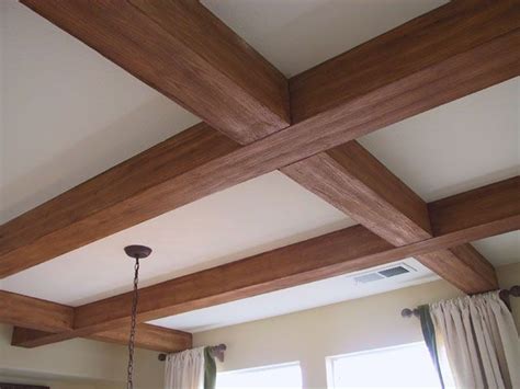 6″ X 6″ Faux Ceiling Beam Glue Up Faux Ceiling Beams Ceiling Beams Ceiling Beams Living Room