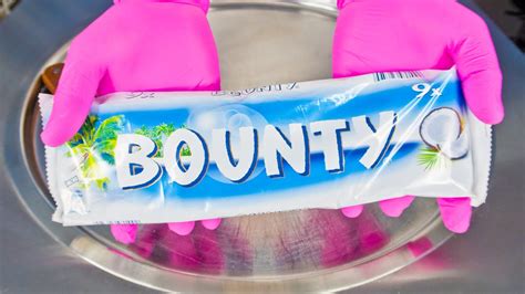 Asmr Bounty Ice Cream Rolls Tapping Scratching Sound With Bounty