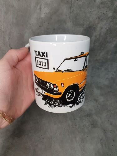 Kubek Ceramiczny Prl Kultowe Auto Prezent Fso Taxi Kolekcja Ml