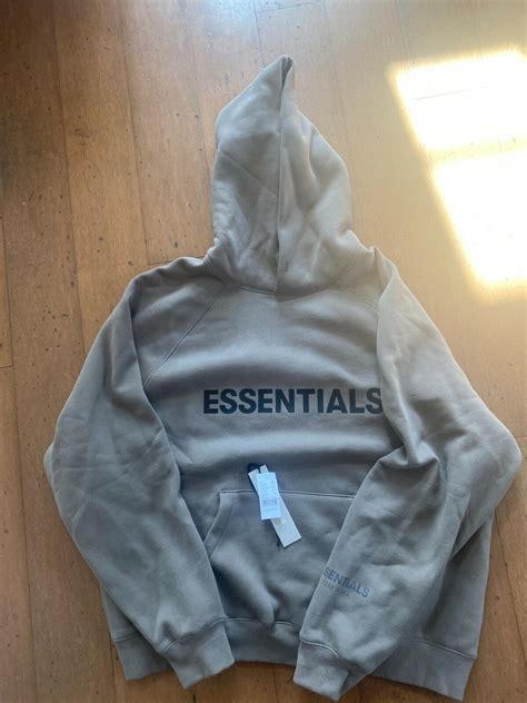 Fear of God Essentials Hoodie Taupe - core-global.org