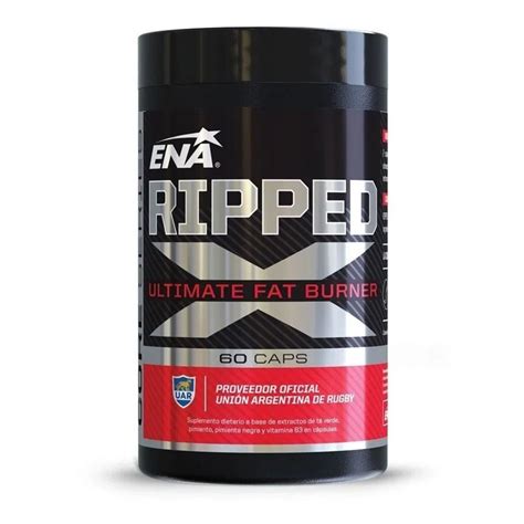 Ripped X Ena Ultimate Fat Burner Quemador De Grasas 60 Caps