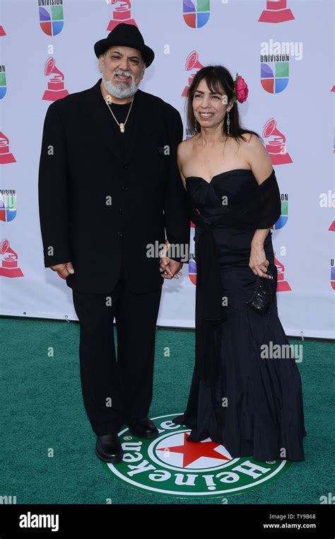 Recording Artist Poncho Sanchez L And His Wife Stella Sanchez Arrive