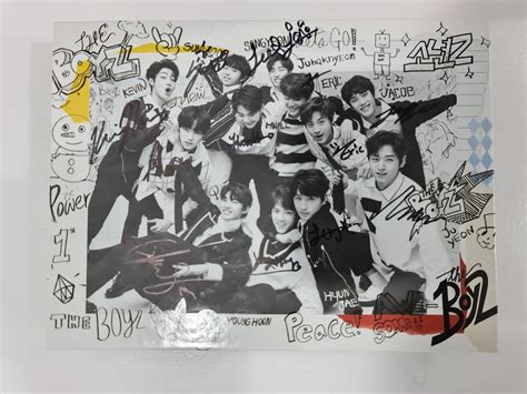 The Boyz OT12 Signed The First Debut Album with photocards, Hobbies ...