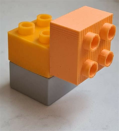 Free Stl File Duplo Brick With Side Plugging・template To Download And