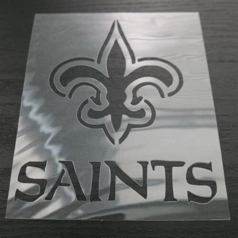 New Orleans Saints Stencil - Etsy