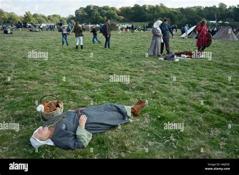 Reenactment Of The 1066 Battle Of Hasting On The 950th Anniversary Of