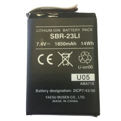 Yaesu Standard Horizon Sbr Li Battery Pack