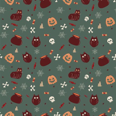 Halloween pattern in seamless style. 28296192 Vector Art at Vecteezy