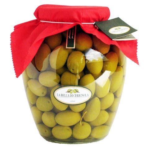 Green Olives La Bella Di Cerignola Dop Jar 3100 Ml Vizi And Sfizi