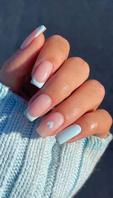 Best 17 Simple Blue Nails You Must Try This Year