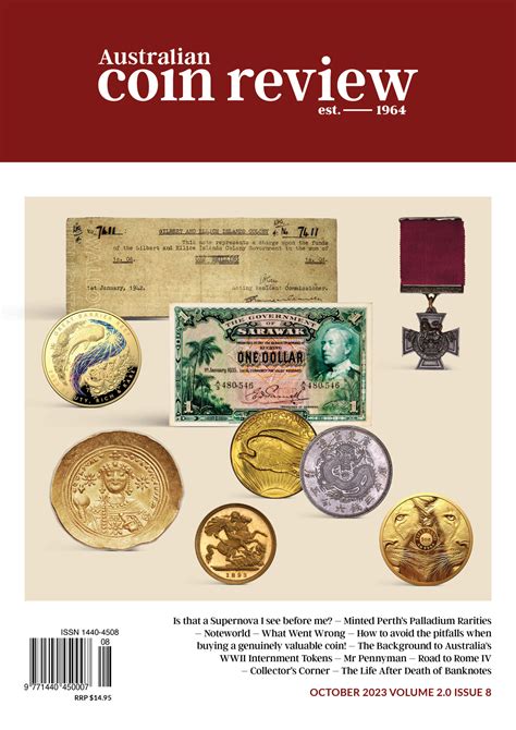 2023 October Cover - Australian Coin Review Magazine - Aussie Coins and Notes