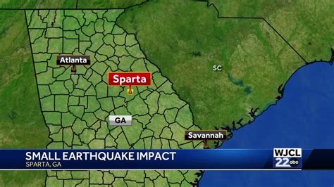 Small Earthquake Reported In Georgia Youtube