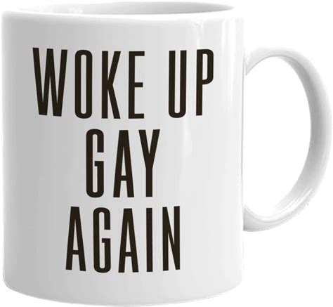 LGBT Coffee Mug Bi Ce Cream Lesbian LGBTQ Transgender Gay Pride Bi Rainbow Pride Queer Woke Up