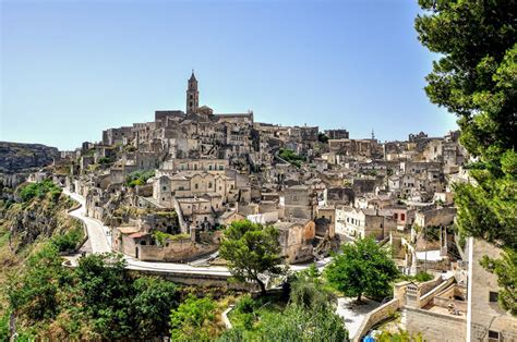 Sassi Of Matera A City Made Of Stone In The South Of Italy