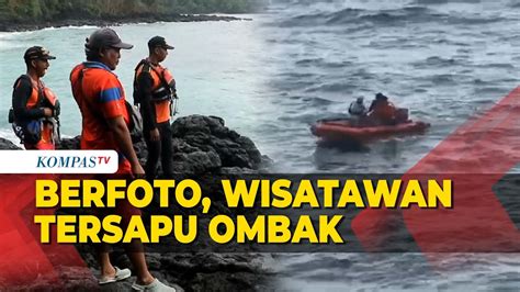 Berfoto Di Atas Batu Karang Wisatawan Di Bali Hilang Tersapu Ombak