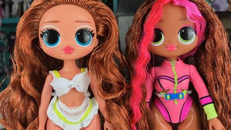 I Found The Lol Omg Swim Dolls D Budget 15 Lol Doll Review Coastal Qt And Coral Waves Youtube